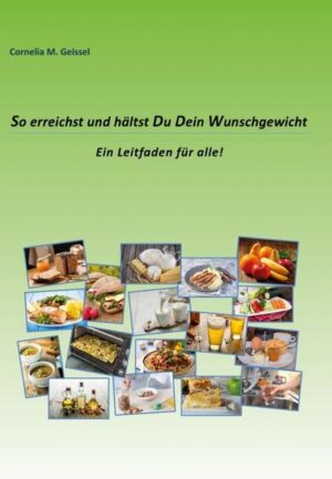 7. Dieses Buch beinhaltet: 8 Wochenmenüs zum Abnehmen, 4 Wochenmenüs zum Gewicht halten, praktische Einkaufslisten, Rezepte und beantwortet praxisorientierte Fragen