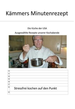 Zu diesem Buch rund um das Thema Kochen, Backen, Brauen und Genießen liegen leider keine weiteren Informationen vor, da tredition als herausgebender Verlag dem Buchhandel und interessierten Lesern und Leserinnen keine weitere Informationen zur Verfügung gestellt hat. Das ist für Lothar Kämmer sehr bedauerlich, der/die als Autor bzw. Autorin sicher viel Arbeit in dieses Buchprojekt investiert hat, wenn der Verlag so schlampig arbeitet.