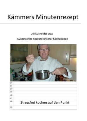 Zu diesem Buch rund um das Thema Kochen, Backen, Brauen und Genießen liegen leider keine weiteren Informationen vor, da tredition als herausgebender Verlag dem Buchhandel und interessierten Lesern und Leserinnen keine weitere Informationen zur Verfügung gestellt hat. Das ist für Lothar Kämmer sehr bedauerlich, der/die als Autor bzw. Autorin sicher viel Arbeit in dieses Buchprojekt investiert hat, wenn der Verlag so schlampig arbeitet.