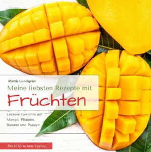 1 Buch - 100% Rezepte mit Früchten - Genießen mit Mango, Pflaumen, Banane und Papaya Wer auf der Suche nach abwechslungsreichen Gerichten mit Früchten ist, wird hier fündig werden: Für jeden Anlass finden sich hier schmackhafte Vorschläge, die dabei dennoch mit alltagsüblichen Zutaten - und natürlich Mango, Pflaumen, Banane oder Papaya - umsetzbar sind. Eine kleine Auswahl der enthaltenen Rezepte: Hausgemachter Pflaumen-Crisp Gebratene Bananenstücke mit Zimt Mango-Tilapia-Mix mit Chili und Zwiebeln Gegrillter Thunfisch mit Papaya und Macadamia-Nüssen Hausgemachtes Pflaumenbrot Guacamole mit Mango ... Jetzt zugreifen und den Speiseplan mit leckeren Früchten aufwerten! "Meine liebsten Rezepte mit Früchten" ist erhältlich im Online-Buchshop Honighäuschen.