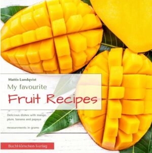 1 book - 100% recipes with fruits - All measurements in grams - Enjoy with mango, plums, banana and papaya Anyone looking for varied dishes with fruit will find what they are looking for here: Tasty suggestions for every occasion, which can nevertheless be made with everyday ingredients - and of course mango, plums, banana or papaya. A small selection of the recipes included: Homemade plum crisp Fried banana pieces with cinnamon Mango and tilapia mix with chilli and onions Grilled tuna with papaya and macadamia nuts Homemade plum bread Guacamole with mango ... Start now and add some tasty fruits to your menu!