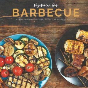 A book full of vegetarian recipes for the gas barbecue