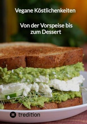 "Vegane Köstlichkeiten" ist ein Kochbuch voller leckerer Rezepte für alle, die gerne vegan essen. Es bietet eine große Auswahl an köstlichen und gesunden Gerichten, die ohne Fleisch, Fisch, Milchprodukte oder Eier zubereitet werden. Die Rezepte sind einfach zu verstehen und leicht nachzukochen, sodass auch Anfänger problemlos damit zurechtkommen werden. Das Buch ist in verschiedene Kapitel unterteilt, in denen die Rezepte nach Mahlzeiten sortiert sind, zum Beispiel Frühstück, Mittagessen, Abendessen und Snacks. Jedes Rezept ist mit einer Liste der benötigten Zutaten und detaillierten Anweisungen versehen. Zusätzlich gibt es hilfreiche Tipps und Tricks für die Zubereitung der Gerichte. "Vegane Köstlichkeiten" ist eine wertvolle Quelle für alle, die sich vegan ernähren möchten oder einfach nur neue Ideen für ihre Küche suchen. Es ist der perfekte Begleiter für jeden Tag und jede Gelegenheit.