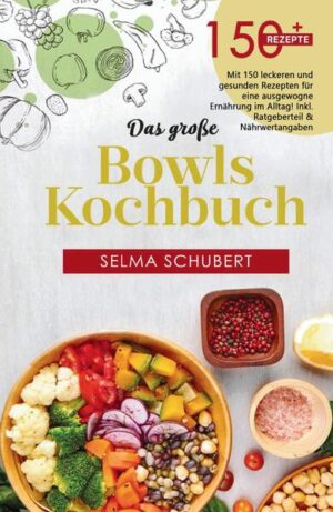 "Das große Bowls Kochbuch" von Selma Schubert ist ein wahrer Schatz für alle, die eine ausgewogene und gesunde Ernährung in ihren hektischen Alltag integrieren möchten. Dieses Buch ist perfekt für diejenigen, die nach der Arbeit keine Zeit oder Energie haben, lange in der Küche zu stehen und die dennoch leckere, nährstoffreiche Mahlzeiten genießen möchten. Selma Schubert, eine erfahrene Ernährungsexpertin, bietet Ihnen 150 leckere und gesunde Rezepte, die auf einfache und schnelle Zubereitung ausgerichtet sind. Sie decken eine breite Palette von Ernährungsbedürfnissen und Vorlieben ab, von Superfood Bowls über Keto- und Low-Carb-Optionen bis hin zu Poke Bowls und Buddha Bowls. Jedes Rezept wird durch Nährwertangaben und Zubereitungszeiten ergänzt, so dass Sie genau wissen, was Sie essen. Das Highlight dieses Buches ist das ultimative Bowl Baukasten System, das Ihnen hilft, mit Leichtigkeit Ihre eigenen Bowls zusammenzustellen. Dieses System ist ideal für Anfänger und erfahrene Köche gleichermaßen, da es die Zubereitung vereinfacht und eine Vielzahl von köstlichen Kombinationen ermöglicht. Zusätzlich zu den Rezepten enthält das Buch fundiertes Wissen über gesunde Ernährung und die Top 5 Superfoods, damit Sie informierte Entscheidungen über Ihre Lebensmittelauswahl treffen können. Das Buch verspricht eine einfache Verständlichkeit aller Rezepte, sodass Sie keine außergewöhnlichen Zutaten benötigen und schnell zu Ihrer ersten eigenen Bowl gelangen. Ob Sie abnehmen, Ihre Fettverbrennung ankurbeln oder Ihrem Körper mit Superfoods neue Energie geben möchten, "Das große Bowls Kochbuch" bietet die perfekte Lösung. Mit Gerichten, die in unter 15 Minuten zubereitet werden können und die sich auch ideal für die Mitnahme zur Arbeit eignen, unterstützt dieses Buch eine gesunde und ausgewogene Ernährung - egal wie beschäftigt Ihr Tagesablauf ist.