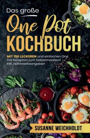 Das große One Pot Kochbuch von Susanne Weichholdt: 150 Rezepte für schnelle, einfache und köstliche Mahlzeiten Willkommen in der Welt der One Pot Gerichte - der revolutionären Methode, um köstliche Mahlzeiten mit minimalem Aufwand zu zaubern! Das "One Pot Kochbuch" von Susanne Weichholdt ist Ihr unverzichtbarer Begleiter für die schnelle, einfache und geschmackvolle Küche. Perfekt für Berufstätige, Familien, Camping-Liebhaber, Küchenneulinge und alle, die den Genuss von vielfältigen, gesunden Mahlzeiten schätzen. Für die Zeitbewussten und Berufstätigen: Nach einem anstrengenden Arbeitstag wünschen Sie sich ein schnelles, aber dennoch köstliches Essen? Dieses Buch bietet Ihnen 150 One-Pot-Rezepte, die perfekt für Ihren geschäftigen Lebensstil sind. Erleben Sie, wie einfach es ist, mit nur einem Topf gesunde und schmackhafte Gerichte zuzubereiten. Familienfreundliche Rezepte: Möchten Sie Ihre Familie mit vielfältigen und leckeren Mahlzeiten verwöhnen? Diese Sammlung von kinderfreundlichen und einfach zuzubereitenden Rezepten wird alle am Familientisch begeistern. Outdoor-Abenteurer aufgepasst: Lieben Sie Camping und Outdoor-Aktivitäten? Entdecken Sie, wie Sie mit nur einem Topf und einigen einfachen Zutaten auch unterwegs köstliche Mahlzeiten zaubern können. Einfach und Einsteigerfreundlich: Keine Sorge, wenn Sie neu in der Küche sind. Die Rezepte in diesem Buch sind unkompliziert und leicht nachzukochen, ideal für diejenigen, die ihre Kochfähigkeiten verbessern möchten. Gesund und Bewusst: Für Gesundheitsbewusste bietet dieses Buch Rezepte mit Nährwertangaben, die eine ausgewogene Ernährung unterstützen. Genießen Sie leckere, nahrhafte Mahlzeiten ohne schlechtes Gewissen. Vielfalt und Geschmack: Entdecken Sie die breite Palette an Rezepten - von Pasta und Reisgerichten über Suppen, Fleisch, Fisch bis hin zu vegetarischen, veganen, Low Carb und asiatischen Optionen. Dieses Buch bringt Abwechslung und Freude in Ihre tägliche Küche. Kaufen Sie jetzt "Das große One Pot Kochbuch" und erleben Sie, wie einfach und lecker das Kochen sein kann!