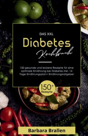 "Das XXL Diabetes Kochbuch" ist Ihr ultimativer Begleiter im Kampf gegen Diabetes, entwickelt, um Ihnen zu helfen, Ihre Blutzuckerwerte auf natürliche Weise zu senken und Ihre Gesundheit zu verbessern. Wenn Sie unter den typischen Symptomen von Diabetes wie chronischer Müdigkeit, häufigem Wasserlassen, gesteigertem Durst, Abgeschlagenheit und trockener Haut leiden, bietet dieses Buch wirksame Lösungen. Barbara Brallen, eine Expertin auf dem Gebiet der Ernährung bei Diabetes, hat dieses Buch mit dem Ziel zusammengestellt, Ihnen zu zeigen, wie Sie durch die richtige Auswahl von Lebensmitteln Ihre Diabetes-Symptome effektiv lindern können. Sie erhalten eine detaillierte Auflistung von Nahrungsmitteln, die besonders geeignet sind, um den Blutzuckerspiegel zu senken und die Insulinwirkung zu verbessern, sowie eine Liste von Lebensmitteln, die Sie vermeiden sollten. Mit 150 leckeren und außergewöhnlichen Rezepten aus verschiedenen Kategorien, alle versehen mit Nährwertangaben und Zubereitungszeiten, ist dieses Buch perfekt für einen stressigen Alltag. Die Rezepte sind einfach nachzukochen und helfen Ihnen, trotz eines anspruchsvollen Berufslebens eine diabetesgerechte Ernährung beizubehalten. Ein individuell angepasster Einkaufszettel, basierend auf Ihrer Rezeptauswahl, erleichtert Ihnen das zielgerichtete Einkaufen und stellt sicher, dass Sie alle notwendigen Zutaten zur Hand haben. Als besonderen Bonus enthält "Das XXL Diabetes Kochbuch" einen exklusiven 14-Tage-Ernährungsplan, entwickelt von Barbara Brallen. Dieser Plan ist sorgfältig in Frühstück, Mittag- und Abendessen für jeden Tag gegliedert, sodass Sie zu jeder Tageszeit mit einem leckeren, zuckerfreien Gericht versorgt sind. Dieses Buch bietet alles, was Sie benötigen, um die Beschwerden von Diabetes zu lindern und wieder ein beschwerdefreies Leben zu führen. Beginnen Sie Ihre Reise zu besserer Gesundheit und mehr Wohlbefinden mit "Das XXL Diabetes Kochbuch".