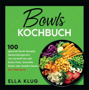 100 gesunde Bowl Rezepte! Brillante Farbfotos- Hohe Papierqualität Suchen Sie nach einem einfachen Essen, welches sich meist schnell zubereiten lässt? Denken Sie, dass leckeres Essen eine aufwendige Zubereitung benötigt? In diesem Buch erfahren Sie alles über die Herkunft und Zubereitung verschiedenster Bowl-Gerichte! Haben Sie schon einmal von Bowl-Gerichten gehört, sich aber nie weiter damit beschäftigt? Bowls können so unterschiedlich sein wie Tag und Nacht. Die eine Bowl als Müsli zum Frühstück, eine weitere mit deftigem Essen zum Mittag. Bowls können aus allem bestehen! Sie beschränken sich nicht nur auf eine Mahlzeit. In diesem Buch lernen Sie alles über die aufsteigenden Gerichte in Bowls und bekommen dabei 100 leckere Rezepte zu jeder Mahlzeit an die Hand gereicht, die Sie kinderleicht zuhause selbst zubereiten können. Erfahren Sie alles über die gesunden Effekte, die Bowls haben können und lernen Sie vieles über die Herkunft. Das erwartet Sie: ✓Allgemeine Infos über den Bowl-Trend ✓Die unterschiedlichen Arten von Bowls und ihre Besonderheiten ✓100 Bowl-Rezepte ✓Bowls vegan, vegetarisch, mit Fisch, mit Hühnchen, mit Rind...und natürlich süße Bowls! ✓Kinderleichte Zubereitung für jeden! ✓und vieles mehr … Kaufen Sie jetzt dieses Buch und entdecken gesunde Bowls, die ihren Alltag begleiten!