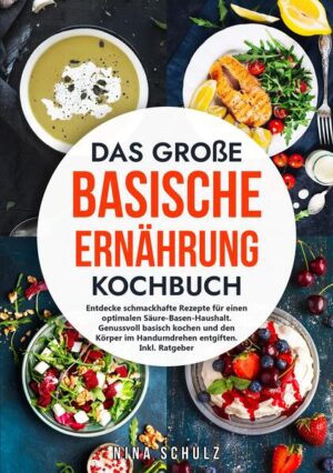 Hast du das ständige Auf und Ab von Diäten satt und möchtest eine Ernährungsweise finden, die nicht nur gesund ist, sondern auch lecker schmeckt? Fragst du dich, wie du deinen Körper auf natürliche Weise entgiften kannst? Oder leidest du bereits unter den Folgen einer übersäuerten Ernährung und suchst nach einer Lösung, um dein Wohlbefinden zu verbessern? Dann ist dieses Kochbuch die perfekte Wahl für dich! Mit diesem Buch erhältst du eine umfangreiche Sammlung an schmackhaften Rezepten und wertvollen Informationen, um deinen Säure-Basen-Haushalt auf natürliche Weise auszugleichen und deine Gesundheit zu verbessern. Die basische Ernährung hat sich in den letzten Jahren zu einem echten Gesundheitstrend entwickelt und bietet zahlreiche Vorteile für den Körper. Hier sind nur einige Gründe, warum diese Ernährungsweise so wirkungsvoll und beliebt ist: - Förderung der Entgiftung: Eine basische Ernährung unterstützt deinen Körper dabei, überschüssige Säuren und Schlacken abzubauen und auszuscheiden. So wird das Gleichgewicht in deinem Körper wiederhergestellt und dein Allgemeinbefinden verbessert. - Energie und Vitalität: Durch die Zufuhr von basenbildenden Lebensmitteln erhältst du mehr Energie, steigerst deine Leistungsfähigkeit und fühlst dich rundum vitaler. - Schutz vor Krankheiten: Basische Lebensmittel enthalten viele wichtige Nährstoffe, Antioxidantien und Mineralien, die dein Immunsystem stärken und dich widerstandsfähiger gegen verschiedene Krankheiten machen. - Verbesserung der Haut: Eine ausgewogene Säure-Basen-Balance kann zu einer Verbesserung deiner Haut führen. Unreinheiten, trockene Haut und frühzeitige Faltenbildung können durch eine basische Ernährung reduziert werden. Es gibt noch viele weitere Gründe, warum du dieses Kochbuch unbedingt haben solltest: - Abwechslungsreiche Rezepte: Von grünen Smoothies und frischen Salaten über gesunde Hauptgerichte und Snacks bis hin zu basischen Desserts - dieses Buch bietet eine Vielzahl an köstlichen und kreativen Rezepten. - Leichte Zubereitung: Die Rezepte sind einfach und klar beschrieben und sowohl für Anfänger als auch für erfahrene Köche geeignet. - Praktischer Ratgeber: Zusätzlich zu den Rezepten enthält dieses Buch einen umfassenden Ratgeber mit wertvollen Informationen und Tipps zur basischen Ernährung. Zögere nicht länger und nimm deine Gesundheit jetzt selbst in die Hand! Hol dir jetzt mein Kochbuch und beginne noch heute, deinen Körper zu entgiften und dein Wohlbefinden zu steigern.