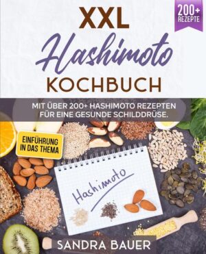 Das leckere Hashimoto Kochbuch - Mit 200+ Hashimoto Rezepten zum Nachkochen Hypothyreose ist ein Zustand, bei dem der Körper nicht genügend Schilddrüsenhormone produziert. Mit der Hashimoto Ernährung die richtigen Anhaltspunkte finden. Schilddrüsenhormone helfen, Wachstum, Zellreparatur und Stoffwechsel zu steuern. Infolgedessen können Menschen mit Hypothyreose neben vielen anderen Symptomen Müdigkeit, Haarausfall, Gewichtszunahme, Kältegefühl und Niedergeschlagenheit erleben. Eine Hypothyreose betrifft 1-2 % der Menschen weltweit und ist bei Frauen 10-mal häufiger als bei Männern. Nahrungsmittel allein können eine Hypothyreose nicht heilen. Eine Kombination aus den richtigen Nährstoffen und Medikamenten kann jedoch helfen, die Schilddrüsenfunktion wiederherzustellen und Ihre Symptome zu minimieren. Die kleine schmetterlingsförmige Drüse? Sie produziert und speichert Schilddrüsenhormone, die fast jede Zelle in Ihrem Körper beeinflussen. Wenn die Schilddrüse ein Signal namens schilddrüsenstimulierendes Hormon (TSH) empfängt, gibt sie Schilddrüsenhormone in den Blutkreislauf ab. Dieses Signal wird von der Hypophyse, einer kleinen Drüse an der Basis Ihres Gehirns, gesendet, wenn der Schilddrüsenhormonspiegel niedrig ist. Hashimoto-Thyreoiditis: Ungefähr 90 % der primären Hypothyreose wird durch die Hashimoto-Thyreoiditis verursacht, eine Autoimmunerkrankung, bei der das Immunsystem fälschlicherweise die Schilddrüse angreift. Andere Ursachen für eine primäre Hypothyreose sind Jodmangel, eine genetische Störung, die Einnahme bestimmter Medikamente und eine Operation, bei der ein Teil der Schilddrüse entfernt wird. In anderen Fällen erhält die Schilddrüse nicht genug TSH. Dies geschieht, wenn die Hirnanhangdrüse nicht richtig arbeitet und wird sekundäre Hypothyreose genannt. Wichtige Nährstoffe: Jodist ein essenzielles Mineral, das für die Bildung von Schilddrüsenhormonen benötigt wird. Daher besteht bei Menschen mit Jodmangel das Risiko einer Schilddrüsenunterfunktion. Selen hilft, Schilddrüsenhormone zu aktivieren", damit sie vom Körper genutzt werden können. Dieses essenzielle Mineral hat auch antioxidative Eigenschaften, was bedeutet, dass es die Schilddrüse vor Schäden durch Moleküle, die als freie Radikale bezeichnet werden, schützen kann. Die Aufnahme von selenhaltigen Lebensmitteln in Ihre Ernährung ist eine gute Möglichkeit, Ihren Selengehalt zu erhöhen. Dazu gehören Paranüsse, Thunfisch, Sardinen, Eier und Hülsenfrüchte. Zink: Wie Selen hilft auch Zink dem Körper, Schilddrüsenhormone zu aktivieren. Zinkmängel sind in den entwickelten Ländern selten, da Zink in der Nahrung reichlich vorhanden ist. Dennoch sollten Sie bei einer Schilddrüsenunterfunktion darauf achten, mehr zinkhaltige Lebensmittel wie Austern und andere Schalentiere, Rindfleisch und Huhn zu essen. Sie suchen nach einem geeigneten Hashimoto Buch?