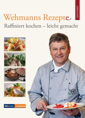 Er ist Sternekoch, betreibt erfolgreich mehrere Restaurants in Hamburg - und begeistert jeden Montag in der NDR-Sendung 'Mein Nachmittag' die Zuschauer mit seinen Rezepten: Heinz Wehmann. Nun erscheint endlich das Buch zur Sendung, kann in Ruhe nachgelesen werden, wie raffinierte Gerichte leicht nachzukochen sind. Über 50 Rezepte versammelt der Band: Vorspeisen, vegetarische Gerichte, Fischgerichte, Fleischgerichte, Suppen, Desserts. Rezepte, die alle auf bestechend einfach nachzuvollziehende Weise auf Anhieb zu einem Ergebnis führen: einem leckeren Essen. Heinz Wehmanns Kreationen sind nicht nur ein Genuss für Feinschmecker, sondern auch optisch eine Augenweide. Seine Philosophie: norddeutsch, zeitgemäß, kreativ und schmackhaft - mit Akzenten der mediterranen und asiatischen Küche. Garniert wird das Buch durch weiterführende Tipps aus dem reichen Erfahrungsschatz des Meisterkochs und durch zahlreiche Abbildungen.