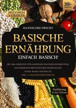 Das Grundkonzept der basischen Ernährung… besteht darin, mehr basische und weniger saure Lebensmittel zu verzehren, um das Wohlbefinden zu fördern. Diese Diät basiert auf der Vorstellung, dass säurehaltige Lebensmittel der Gesundheit schaden können, während basische Lebensmittel zur Aufrechterhaltung eines optimalen pH-Werts für ein besseres Wohlbefinden beitragen. Der empfohlene pH-Wert im Körper gemäß der basischen Diät ist ein Maß für die Säuren und Basen im gesamten Körper auf einer Skala von 0 bis 14. Der günstigste pH-Wert ist leicht alkalisch und liegt bei 7,4. Die alkalische Diät soll Krankheiten und Krebs bekämpfen, ihre Behauptungen werden jedoch nicht durch wissenschaftliche Beweise gestützt. Befürworter dieser Diät behaupten sogar, dass sie im Kampf gegen schwere Krankheiten wie Krebs helfen kann. Basische Lebensmittel liefern essenzielle Nährstoffe, die dazu beitragen können, beschleunigte Alterungserscheinungen und einen allmählichen Rückgang der Organ- und Zellfunktionen zu verhindern. Zu den potenziellen Vorteilen der basischen Ernährung gehört die Verlangsamung des Abbaus von Gewebe und Knochenmasse. (mehr Informationen finden Sie im Buch)