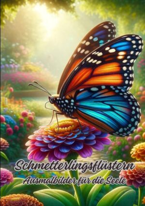 Schmetterlingsflüstern: Ausmalbilder für die Seele | Diana Kluge