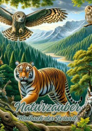 Naturzauber: Malbuch der Tierwelt | Diana Kluge