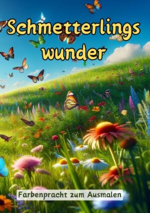Schmetterlingswunder: Farbenpracht zum Ausmalen | Maxi Pinselzauber