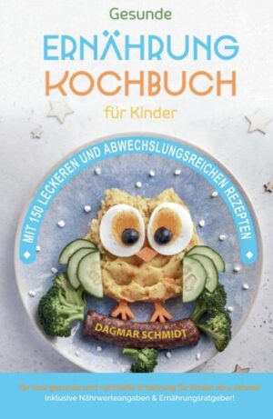 Dieses Kochbuch für Kinder ist der perfekte Wegweiser für alle Eltern, die ihre Kinder zu einer ausgewogenen und gesunden Ernährung anleiten möchten. Wenn Sie auf der Suche nach neuen, kreativen und gesunden Rezepten für Ihre Kleinen sind, die nicht nur nährstoffreich, sondern auch kindgerecht und lecker sind, dann ist dieses Kochbuch genau das, was Sie brauchen. Kinder sind oft wählerisch, wenn es um Essen geht, und Vitamine sowie Mineralstoffe stehen selten auf ihrer Prioritätenliste. Dieses Kochbuch für Kinder bricht mit dem Mythos, dass gesundes Essen nicht schmackhaft sein kann. Es zeigt, wie Sie Ihren Kindern auf spielerische und schmackhafte Weise eine ausgewogene Ernährung nahebringen können. Mit über 150 kindgerechten Rezepten bietet dieses Buch eine Fülle an Ideen für eine abwechslungsreiche Ernährung, die speziell auf die Bedürfnisse und Vorlieben von Kindern ab 4 Jahren zugeschnitten ist. Jedes Rezept ist sorgfältig ausgewählt, um sicherzustellen, dass es nicht nur gesund, sondern auch attraktiv und lecker für Kinder ist. Dieses Kochbuch ist mehr als nur eine Rezeptsammlung. Es ist ein Leitfaden, der Ihnen dabei hilft, Ihren Kindern die Bedeutung von gutem und gesundem Essen zu vermitteln. Es unterstützt Sie dabei, Ihren Kindern von Anfang an die Freude am Essen und einen bewussten Umgang mit Lebensmitteln vorzuleben. Gemeinsame Mahlzeiten in der Familie werden zu einer Gelegenheit, bei der Ihre Kinder spielerisch lernen und neue Geschmacksrichtungen entdecken. Sichern Sie sich jetzt dieses Kochbuch für Kinder und beginnen Sie, gemeinsam mit Ihren Kindern eine Reise in eine Welt voller gesunder und schmackhafter Speisen zu erleben. Setzen Sie den Grundstein für eine lebenslange gesunde Ernährung und genießen Sie das Strahlen in den Augen Ihrer Kinder, wenn sie entdecken, wie lecker gesundes Essen sein kann.