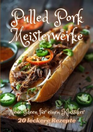 Das Buch "Pulled Pork Meisterwerke: Neue Ideen für einen Klassiker" präsentiert eine vielseitige Sammlung innovativer Rezepte, die den amerikanischen Klassiker Pulled Pork in den Mittelpunkt stellen. Von traditionellen Gerichten wie Tacos und Pizzas bis hin zu kreativen Kombinationen wie Frühlingsrollen und Paellas, lädt dieses Kochbuch dazu ein, die vielfältigen kulinarischen Möglichkeiten von Pulled Pork zu erkunden. Jedes Rezept wird durch detaillierte Anweisungen und Tipps zur Zubereitung ergänzt, was es sowohl für Anfänger als auch für erfahrene Köche attraktiv macht.