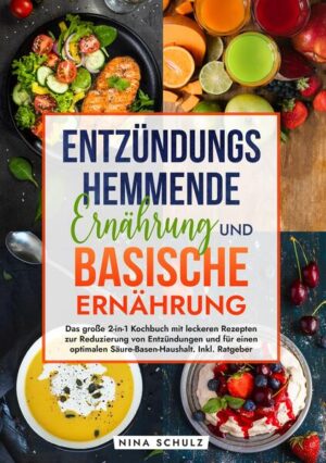 Erlebe die umfassenden Vorteile einer gesunden Ernährung mit diesem 2-in-1-Kochbuch, das sowohl entzündungshemmende als auch basische Rezepte bietet. Dieses Rezeptbuch ist Dein idealer Begleiter, wenn Du natürliche Wege suchst, um Entzündungen zu reduzieren, den Säure-Basen-Haushalt auszugleichen und Dein allgemeines Wohlbefinden zu verbessern. Warum dieses Kochbuch wählen? Hier sind die Vorteile beider Ernährungsweisen: - Reduzierung von Entzündungen und Schmerzen: Mit speziell ausgewählten, entzündungshemmenden Zutaten kannst Du Schmerzen lindern und die Beweglichkeit verbessern. - Förderung der Entgiftung und Energiegewinnung: Lerne, wie eine basische Ernährung Deinen Körper entgiftet und dir zugleich mehr Vitalität und Energie verleiht. - Stärkung des Immunsystems: Beide Ernährungsformen sind reich an Antioxidantien, Vitaminen und Mineralien, die Dein Immunsystem unterstützen und dich widerstandsfähiger gegen Krankheiten machen. - Verbesserung der Haut und Verdauung: Eine ausgeglichene Säure-Basen-Balance trägt zur Hautgesundheit bei und fördert eine gesunde Verdauung. Was bietet das Kochbuch? - Vielfältige Rezepte für jeden Geschmack: Entdecke alles von herzhaften Suppen und knackigen Salaten bis hin zu erfrischenden Smoothies und kreativen Hauptgerichten. Genieße auch cremige Aufstriche, gesunde Snacks und verführerische Desserts. - Einfache Zubereitung: Die Rezepte sind sowohl für Anfänger als auch für erfahrene Köche leicht nachvollziehbar. - Umfassende Ratgeber: Neben den Rezepten bieten beide Abschnitte des Buches wertvolle Informationen und Hinweise, die dir helfen, die Prinzipien der entzündungshemmenden und basischen Ernährung besser zu verstehen und anzuwenden. Hol dir jetzt Dein Exemplar und beginne Deine Reise zu besserer Gesundheit und gesteigerter Lebensqualität!