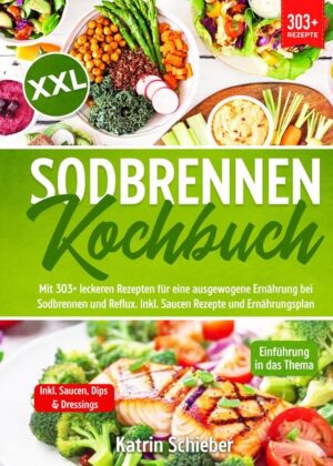 Dieses XXL Sodbrennen-Kochbuch ist voll von köstlichen, leicht zuzubereitenden Rezepten! Mit über 303+ Rezepten zur Auswahl, finden Sie in diesem Kochbuch bestimmt das, wonach Sie suchen... Säure Reflux oder gastroösophagealer Reflux ist… …das Ergebnis von Mageninhalt, wie Magensäure oder Galle, der in die Speiseröhre zurückfließt. Dieser Inhalt reizt die Speiseröhre und kann ein brennendes Gefühl in der Brust (auch bekannt als Sodbrennen) oder in der Mitte des Magens verursachen. Es kann auch das Schlucken erschweren oder sogar Halsschmerzen verursachen. Bei manchen Menschen können unter anderem Brustschmerzen und Husten auftreten. Die Magensäure selbst ist nicht schädlich