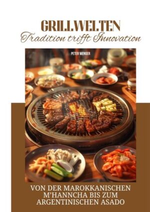 Entdecken Sie die faszinierende Vielfalt der internationalen Grillkunst mit "Grillwelten: Tradition trifft Innovation". Peter Wenger nimmt Sie mit auf eine kulinarische Weltreise, die Ihnen nicht nur neue Techniken und Rezepte nahebringt, sondern auch die kulturellen Hintergründe und Traditionen des Grillens beleuchtet. Von der würzigen marokkanischen M’hanncha bis zum saftigen argentinischen Asado zeigt dieses Buch, wie vielfältig und kreativ das Grillen sein kann. Lassen Sie sich inspirieren von exotischen Aromen und innovativen Methoden, die Ihr Grillrepertoire erweitern und Ihre Gäste beeindrucken werden. Ob Sie ein erfahrener Grillmeister sind oder gerade erst beginnen, die Geheimnisse des Grillens zu entdecken - dieses Buch bietet für jeden etwas. Peter Wenger teilt sein umfangreiches Wissen und seine Leidenschaft für das Grillen und bringt Ihnen bei, wie Sie traditionelle Techniken mit modernen Trends kombinieren können, um unvergessliche Geschmackserlebnisse zu schaffen. Tauchen Sie ein in die Welt des Grillens und lassen Sie sich von "Grillwelten: Tradition trifft Innovation" zu neuen kulinarischen Höhenflügen inspirieren.