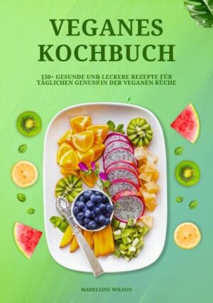 Veganes Kochbuch: 150+ gesunde und leckere Rezepte für täglichen Genuss in der veganen Küche Entdecke mit dem "Veganes Kochbuch: 150 gesunde und leckere Rezepte für täglichen Genuss in der veganen Küche" eine kulinarische Welt voller pflanzlicher Köstlichkeiten und kreativer Gerichte. Als leidenschaftliche Autorin habe ich dieses Buch mit einer Fülle an vielseitigen und köstlichen Rezepten zusammengestellt, um dich auf deiner Reise durch die Welt der veganen Küche zu begleiten. In diesem umfassenden Kochbuch findest du eine breite Auswahl an fleischlosen Gerichten, die nicht nur für Veganer, sondern auch für Neulinge in der pflanzlichen Küche geeignet sind. Von einfachen und schnellen Rezepten für den Alltag bis hin zu festlichen Menüs für besondere Anlässe ist alles dabei. Tauche ein in die Welt der veganen Kochkunst und entdecke eine Vielzahl von köstlichen Gerichten, die ohne tierische Produkte auskommen. Ob herzhafte Hauptgerichte, köstliche Backrezepte, gesunde Snackideen oder verlockende Desserts - dieses Buch bietet eine Vielzahl von Optionen für jeden Geschmack und jede Gelegenheit. Mit praktischen Kochtipps, kreativen Rezeptvariationen und einer ausführlichen Lebensmittelkunde unterstütze ich dich dabei, die Vielfalt der veganen Küche voll auszuschöpfen. Egal, ob du nach schnellen Rezepten für den Alltag, festlichen Menüs für besondere Anlässe oder proteinreichen Gerichten für Sportler suchst - dieses Buch bietet für jeden Anlass und jeden Geschmack das passende Rezept. Entdecke die Fülle an Möglichkeiten, die die vegane Küche zu bieten hat, und lass dich von den köstlichen und gesunden Rezepten in meinem Buch inspirieren. Ob für dich allein, mit deiner Familie oder für deine nächste Party - mit dem "Veganes Kochbuch" zauberst du im Handumdrehen köstliche und abwechslungsreiche vegane Gerichte auf den Tisch.