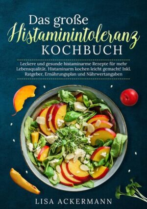 Leidest Du unter unangenehmen Beschwerden nach dem Essen und vermutest eine Histaminintoleranz? Möchtest Du endlich wissen, welche Lebensmittel Du vermeiden solltest, um Deine Symptome zu lindern? Suchst Du nach einer alltagstauglichen Lösung, die Dir hilft, gesünder zu essen und dabei den vollen Genuss zu behalten? Dann ist dieses Kochbuch genau das Richtige für Dich! Es bietet Dir nicht nur geschmackvolle und histaminarme Rezepte, sondern auch einen umfassenden Ratgeber, der Dir hilft, durch eine angepasste Ernährungsweise einen beschwerdefreien und vitalen Alltag zu erreichen. Die Vorteile dieses Buches: - Lebensqualität zurückgewinnen: Mit bewährten Tipps zur histaminarmen Küche und einer klaren Anleitung, wie Du Deine Ernährung anpassen kannst, um Dich besser zu fühlen. - Gesund und genussvoll: Entdecke, wie eine histaminarme Ernährung nicht nur Deine Beschwerden lindern kann, sondern auch köstlich und abwechslungsreich sein kann. - Einfach und alltagstauglich: Alle Rezepte sind so konzipiert, dass sie auch für Anfänger leicht umzusetzen sind - perfekt für den hektischen Alltag. - Vitalität und Wohlbefinden: Durch die richtige Auswahl an Lebensmitteln kannst Du nicht nur Deine Beschwerden reduzieren, sondern auch neue Energie und Lebensfreude gewinnen. Was Dich in diesem Buch erwartet: - Kulinarische Vielfalt: Rezepte, die alle Aspekte der histaminarmen Küche abdecken - von Frühstück bis Abendessen, inklusive Snacks und Desserts, auch für unterwegs. - Nährwerte & Tipps: Zu jedem Rezept erhältst Du nützliche Informationen zu Nährwertangaben sowie hilfreiche Kochtipps. - Histaminintoleranz verständlich erklärt: Was ist Histaminintoleranz und wie kannst Du Deine Ernährung darauf einstellen? Dieses Buch gibt Dir die Antworten. - 14 Tage Ernährungsplan: Ein einfacher Plan, der Dir hilft, die histaminarme Küche problemlos in Deinen Alltag zu integrieren. Verändere Dein Leben mit einer histaminarmen Ernährung - sichere Dir jetzt Dein persönliches Exemplar und starte noch heute in ein vitales und genussreiches Leben!