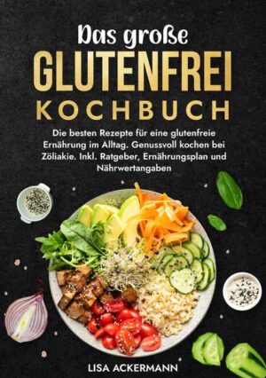 Hast Du gerade erfahren, dass Du an einer Glutenunverträglichkeit leidest und fragst Dich, wie Du Deine Ernährung am besten umstellen kannst? Möchtest Du auch ohne Gluten abwechslungsreich und lecker kochen, ohne auf den gewohnten Genuss verzichten zu müssen? Suchst Du nach einer einfachen Anleitung, um die glutenfreie Küche erfolgreich in Deinen Alltag zu integrieren? Dann ist dieses Kochbuch genau das Richtige für Dich! Es bietet Dir nicht nur köstliche glutenfreie Rezepte, sondern auch einen umfassenden Ratgeber, der Dich Schritt für Schritt auf Deinem Weg zu einer gesunden, glutenfreien Ernährung begleitet. Die Vorteile dieses Buches: - Umfassender Ratgeber: Erhalte wertvolle Informationen und praktische Tipps, die Dir helfen, Deine Ernährung nachhaltig und glutenfrei umzustellen - ohne Stress und mit vollem Genuss. - Gesundheit und Wohlbefinden: Entdecke, wie glutenfreie Rezepte Dein Wohlbefinden steigern und gesundheitliche Beschwerden mindern können. - Genussvoll backen: Lerne, wie Du glutenfreie Brote, Brötchen und Kuchen backen kannst, die genauso gut schmecken wie herkömmliche Backwaren. - Einfache Umsetzung: Alle Rezepte, darunter auch viele vegetarische und vegane Optionen, sind leicht nachzukochen und eignen sich ideal für den Alltag - auch für Anfänger in der glutenfreien Küche. Was Dich in diesem Buch erwartet: - Kulinarische Vielfalt: Abwechslungsreiche Rezepte, die Dich durch den Tag begleiten - von Brot und Brötchen über Kuchen und Torten bis hin zu Suppen, Aufstrichen und Soßen. - Genussvolle Alltagsküche: Glutenfreie Rezepte, die den Alltag bereichern und das Kochen trotz Einschränkungen, wie z. B. Zöliakie, Weizenallergie oder Glutensensitivität, zu einem Vergnügen machen. - Nährwerte und Tipps: Zu jedem Rezept erhältst Du hilfreiche Kochtipps sowie Kalorien- und Nährwertangaben, damit Du Deine Ernährung optimal planen kannst. - 14 Tage Ernährungsplan: Ein einfacher Plan, der Dir hilft, die glutenfreie Küche ohne Stress und mit viel Freude in Deinen Alltag zu integrieren. Sichere Dir jetzt Dein persönliches Exemplar und entdecke den Genuss der glutenfreien Küche!