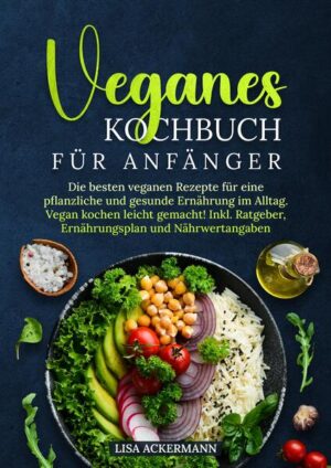 Du möchtest gesünder leben und gleichzeitig etwas für die Umwelt und die Tiere tun? Du bist neugierig, wie vielfältig und lecker die vegane Küche sein kann? Oder suchst Du nach einem einfachen Weg, um in die vegane Ernährung einzusteigen? Dann ist dieses große vegane Kochbuch genau das Richtige für Dich! Es bietet Dir nicht nur abwechslungsreiche Rezepte, sondern auch einen umfassenden Ernährungsratgeber, der Dich Schritt für Schritt in die vegane Küche einführt. Die Vorteile dieses Buches: - Umfassender Ratgeber: Ein ausführlicher Ernährungsratgeber führt Dich Schritt für Schritt in die vegane Ernährung ein und gibt Dir wertvolle Tipps für eine erfolgreiche Ernährungsumstellung. - Leicht verständlich und umsetzbar: Alle Rezepte sind einfach nachzukochen, sodass Du im Handumdrehen vegane Köstlichkeiten zaubern kannst. - Effektives Abnehmen: Die vegane Küche hilft Dir, Gewicht zu verlieren, ohne auf Genuss verzichten zu müssen oder Kalorien zu zählen. - Gut für die Umwelt: Durch den Verzicht auf tierische Produkte unterstützt Du nicht nur Deine Gesundheit, sondern trägst auch zum Schutz der Umwelt und der Tiere bei. Was Dich in diesem Buch erwartet: - Kulinarische Vielfalt: Vegane Rezepte für jede Tageszeit - von herzhaften Hauptgerichten über Frühstücksideen bis hin zu schnellen Snacks und süßen Desserts. - Wertvolle Hintergrundinformationen: Lerne mehr über die gesundheitlichen und ökologischen Vorteile einer veganen Ernährung und wie Du langfristig davon profitieren kannst. - Nährwerte & Kochtipps: Kalorien- und Nährwertangaben zu jedem Rezept sowie hilfreiche Tipps, um die Gerichte perfekt zuzubereiten. - 14-Tage-Ernährungsplan: Ein einfacher Plan, der Dir hilft, die vegane Küche mühelos in Deinen Alltag zu integrieren und dauerhaft gesünder zu leben. Verändere Dein Leben mit der veganen Küche - sichere Dir jetzt Dein persönliches Exemplar und starte noch heute in eine gesündere Zukunft!