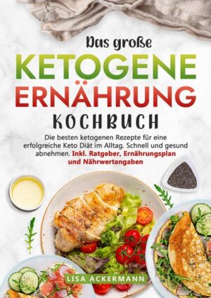 Hast Du das Gefühl, dass herkömmliche Diäten bei Dir nicht funktionieren, und suchst nach einer effektiven Alternative? Möchtest Du abnehmen, ohne auf leckeres Essen zu verzichten, und dabei Deine Energie steigern? Fragst Du Dich, wie Du die ketogene Ernährung problemlos in Deinen vollen Alltag integrieren kannst? Dann ist dieses ketogene Kochbuch genau das Richtige für Dich! Es bietet Dir nicht nur leckere und einfach umsetzbare Rezepte, sondern auch einen Ratgeber, der Dich Schritt für Schritt durch die Grundlagen der Keto-Ernährung führt. So kannst Du die Vorteile dieser Ernährungsform in Deinen Alltag integrieren und die besten Ergebnisse erzielen. Die Vorteile dieses Buches: - Umfassender Ratgeber: Lerne die Prinzipien der ketogenen Ernährung kennen und erfahre, wie Du sie einfach in Deinen Alltag integrierst, auch wenn Du wenig Zeit hast. - Schnelles Abnehmen und mehr Energie: Die Keto-Diät hilft Dir, nicht nur Gewicht zu verlieren, sondern auch Deine mentale und körperliche Leistungsfähigkeit zu steigern. - Perfekte Nährstoffversorgung: Die Rezepte sind so konzipiert, dass Dein Körper die idealen Nährstoffe erhält, die er braucht, um fit und gesund zu bleiben. - Alltagstauglich und abwechslungsreich: Die schnellen und leckeren Rezepte sind ideal für Berufstätige, Anfänger und alle, die wenig Zeit haben. Was Dich in diesem Buch erwartet: - Vielfältige Kategorien: Egal, ob Frühstück, Smoothies, Vegetarisch, Suppen oder Desserts - hier findest Du immer das passende Rezept für jede Gelegenheit. - Erlaubte und verbotene Lebensmittel: Eine übersichtliche Liste, die Dir zeigt, welche Lebensmittel Du problemlos essen kannst und welche Du vermeiden solltest. - Nährwerte & Tipps: Jedes Rezept enthält detaillierte Kalorien- und Nährwertangaben sowie hilfreiche Kochtipps. - 14 Tage Ernährungsplan: Ein einfacher Plan, der Dir hilft, die ketogene Küche ohne Stress in Dein Leben zu integrieren. Sichere Dir Dein persönliches Exemplar und starte noch heute in ein gesünderes, aktiveres Leben!