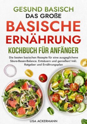 Möchtest Du Deinen Körper entsäuern und ihn mit einer ausgewogenen Ernährung in ein gesundes Gleichgewicht bringen? Suchst Du nach einfachen und schnellen Rezepten, die Dir mehr Energie und Wohlbefinden im Alltag schenken? Fragst Du Dich, wie eine basische Ernährungsweise helfen kann, langfristig gesund zu bleiben und Dich vitaler zu fühlen? Dann ist dieses Basische Kochbuch genau das Richtige für Dich! Es bietet Dir nicht nur köstliche und schnelle Rezepte, sondern auch einen umfassenden Ratgeber, der Dich dabei unterstützt, Deinen Säure-Basen-Haushalt wieder ins Gleichgewicht zu bringen und langfristig gesünder zu leben. Die Vorteile dieses Buches: - Natürliche Entsäuerung: Unterstütze Deinen Körper dabei, sich sanft und effektiv zu entgiften, und fördere Deine innere Balance durch basische Lebensmittel. - Einfache und schnelle Rezepte: Bringe mit wenig Aufwand gesunde, basische Gerichte auf den Tisch, die Deine Energie steigern und Dein Wohlbefinden fördern. - Gesundes Abnehmen: Verbessere Deine Ernährungsgewohnheiten und erreiche auf natürliche Weise ein gesundes Gewicht, ohne auf Genuss verzichten zu müssen. - Mehr Energie und Vitalität: Entdecke, wie die basische Ernährung Dir hilft, Dich fitter und energiegeladener zu fühlen - jeden Tag. Was Dich in diesem Buch erwartet: - Umfassender Ratgeber zur basischen Ernährung: Erfahre alles, was Du wissen musst, um Deinen Säure-Basen-Haushalt ins Gleichgewicht zu bringen und eine Übersäuerung zu vermeiden. - 14-Tage-Ernährungsplan: Ein klarer und leicht umsetzbarer Plan, der Dir den Einstieg in die basische Ernährung oder ins Basenfasten so einfach wie möglich macht. - Klares Verständnis über Lebensmittel: Lerne, welche Lebensmittel basenbildend und welche säurebildend sind, um Deine Ernährung gezielt umzustellen. - Praktische Tipps für den Alltag: Integriere die basische Küche mühelos in Deinen täglichen Speiseplan und erfahre, wie Du langfristig davon profitieren kannst. Erreiche Dein optimales Gleichgewicht mit der basischen Ernährung - kaufe jetzt dieses Kochbuch und lege den Grundstein für mehr Wohlbefinden und Gesundheit.