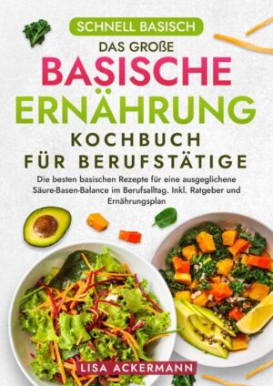 Fühlst Du Dich oft müde und schlapp und möchtest wieder mehr Energie in Deinen Alltag bringen? Möchtest Du Deinen Säure-Basen-Haushalt ins Gleichgewicht bringen und Dich dabei gesund und lecker ernähren? Suchst Du nach einfachen, schnellen Rezepten, die sich problemlos in Deinen Berufs- und Familienalltag integrieren lassen? Dann ist dieses Kochbuch wie für Dich gemacht! Es zeigt Dir, wie Du einer Übersäuerung vorbeugen kannst und so mehr Wohlbefinden, Energie und Vitalität in Dein Leben bringst - auch wenn Du wenig Zeit im Alltag hast. Die Vorteile dieses Buches: - Schnelle und leckere Rezepte: Gerichte, die nicht nur gut schmecken, sondern Deinen Körper im Handumdrehen wieder ins Gleichgewicht bringen. - Gesundheit und Genuss: Du kannst Dich basisch ernähren, ohne auf Genuss und Geschmack verzichten zu müssen. - Einfache Umsetzung im Alltag: Praktische Rezepte, die auch mit einem vollen Terminkalender leicht umzusetzen sind - ideal für den Berufs- und Familienalltag. - Immunsystem stärken: Schütze Deinen Körper vor Krankheiten, indem Du Dein Immunsystem auf natürliche Weise stärkst. Was Dich in diesem Buch erwartet: - Umfassender Ratgeber: Neben den Rezepten bietet Dir dieses Buch fundiertes Wissen zum Thema Säure-Basen-Balance und wie Du sie langfristig erhalten kannst. - Wertvolle Tipps: Praktische Hinweise für den Einkauf und die Vorratshaltung, damit die basische Küche in Deinem Alltag problemlos funktioniert. - Rezeptvielfalt: Von Frühstück bis Abendessen - für jede Tageszeit findest Du gesunde Gerichte, die schnell und unkompliziert zubereitet sind, ideal für Menschen mit wenig Zeit. - 14-Tage-Ernährungsplan: Ein leicht umsetzbarer Plan, der Dir den Einstieg in die basische Ernährung oder ins Basenfasten erleichtert. Hol Dir jetzt Dein persönliches Rezeptbuch und finde Deinen Weg zu einem gesünderen Alltag.