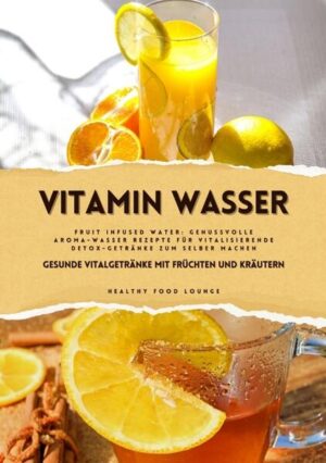 Vitamin Wasser: Gesunde Vitalgetränke mit Früchten und Kräutern (Fruit Infused Water: Genussvolle Aroma-Wasser Rezepte für vitalisierende Detox-Getränke zum selber machen) In diesem Buch findest du: • Aroma-Wasser selber machen: Frische Rezepte mit Früchten und Kräutern. • Elektrolyte & Hydration: Wie Vitamin-Wasser deinen Körper optimal unterstützt. • Gesundheits-Boost: Entdecke die Vorteile von Ananas, Beeren, Zitronen und mehr. • Kräuterkraft: Nutze Basilikum, Minze, Lavendel und andere Kräuter für mehr Wohlbefinden. • Detox-Rezepte: Trink dich fit und entgifte auf natürliche Weise. • Sportgetränke: Vitamine und Mineralien für maximale Leistung. • Gesunde Trinkgewohnheiten: Tipps für eine optimale Flüssigkeitszufuhr. Entdecke die wunderbare Welt von "Vitamin Wasser: Gesunde Vitalgetränke mit Früchten und Kräutern". Dieses Buch bietet dir eine Vielzahl kreativer und erfrischender Rezepte für selbstgemachtes Vitamin-Wasser, das nicht nur deinen Durst stillt, sondern deinem Körper wertvolle Nährstoffe liefert. Unsere aromatisierten Fruit Infused Water-Kreationen sind der perfekte Weg, um deine tägliche Hydration mit Geschmack zu verbessern. Sag langweiligem Leitungswasser Lebewohl und entdecke natürliche, vitaminreiche Getränke, die nicht nur köstlich sind, sondern auch gut für deine Gesundheit. Ob du Sportgetränke mit wichtigen Vitaminen suchst oder einfach kalorienarme Erfrischungen bevorzugst - dieses Buch hat die Lösung. Unsere Vitamin-Wasser-Rezepte sind nicht nur lecker, sondern auch reich an Nährstoffen und unterstützen deine Ernährung sowie deine Flüssigkeitszufuhr. Verleihe deinem Wasser mit Früchten und Kräutern eine erfrischende Note und genieße aromatisiertes Wasser mit natürlichen Aromen. Unsere Wellness-Getränke sind nicht nur eine Wohltat für deinen Gaumen, sondern fördern auch eine gesunde Hydration, die dich fit und vital hält. Mit DIY Vitamin-Wasser kannst du gesunde Durstlöscher ganz einfach zu Hause herstellen und deinem Wasser einen köstlichen Geschmack verleihen. Erlebe, wie Vitamin-Wasser deine tägliche Hydration auf ein neues Level hebt und dir hilft, fit und energiegeladen zu bleiben. Tauche ein in die Welt von "Vitamin Wasser: Gesunde Vitalgetränke mit Früchten und Kräutern" und verwandle dein Wasser in ein vitalstoffreiches Erfrischungsgetränk. Starte noch heute deine Reise zu gesunder Flüssigkeitszufuhr und einem erfrischenden Geschmackserlebnis - dein Körper wird es dir danken.