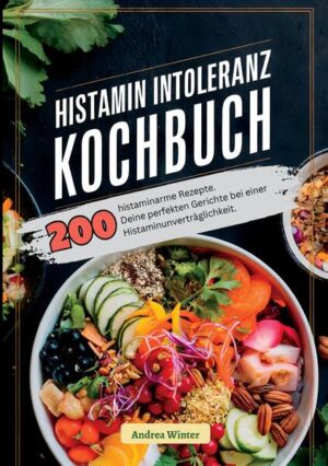 200 Rezepte für eine histaminarme Ernährung - einfach, lecker, alltagstauglich. Leiden Sie unter Histaminintoleranz und suchen nach leckeren, verträglichen Rezepten? Dieses kompakte Kochbuch im A5-Format bietet Ihnen 200 abwechslungsreiche Gerichte auf 112 Seiten , die einfach zuzubereiten und perfekt für den Alltag sind. Highlights: •200 histaminarme Rezepte für jeden Tag •Frühstück , Hauptgerichte, Snacks und Desserts •Einfache, schnelle Zubereitung mit frischen Zutaten •Tipps zur Lebensmittelauswahl für beschwerdefreies Kochen •Perfekt für Einsteiger und erfahrene Köche Genuss ohne Beschwerden - mit diesem Kochbuch wird histaminarme Ernährung unkompliziert und lecker!