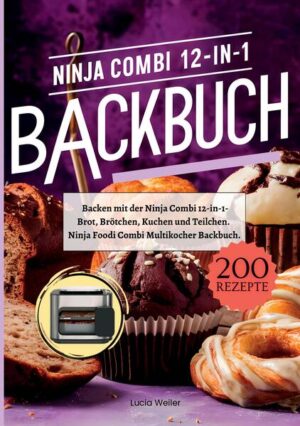 Dieses Buch bietet dir 200 maßgeschneiderte Backrezepte für den Ninja Combi 12-in-1 Multikocher . Von Brotrezepten über knusprige Brötchen bis hin zu süßen Kuchen und Teilchen - mit diesem Buch backst du wie ein Profi. Der Ninja Combi vereint 12 leistungsstarke Funktionen, die es dir ermöglichen, alles von rustikalem Brot bis zu fluffigen Desserts schnell und einfach zu backen. Egal ob Anfänger oder Backprofi, du lernst, wie du das Beste aus deinem Ninja Combi herausholst: von knusprigen Krusten dank Kombi Crisp bis hin zu perfekt aufgegangenen Hefeteigen mit der Teig-aufgehen-Funktion . Jedes Rezept enthält detaillierte Nährwertangaben , damit Sie eine bewusste und ausgewogene Ernährung im Blick behalten Entdecken Sie jetzt die Welt des Backens mit dem Ninja Combi - einfach, schnell und vielseitig!