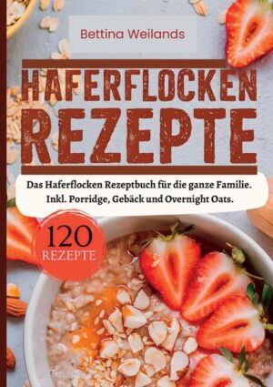 120 Rezepte mit Haferflocken. Haferflocken sind ein echtes Superfood und in der Küche vielseitig einsetzbar. Sie bieten einen milden, angenehmen Geschmack und sind reich an wertvollen Nährstoffen. In dieser Sammlung von 120 Rezepten findest du viele Ideen: oWarmer Porridge oKnuspriges Granola oNahrhafte Smoothies oEnergieriegel und Snacks oSüße Leckereien oOvernight Oats.. usw. Egal, ob sättigendes Frühstück, gesunder Snack oder süße Alternative - hier ist für jeden Geschmack und jede Gelegenheit etwas dabei! Viel Spaß beim Ausprobieren.