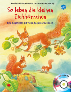Honighäuschen (Bonn) - Einmal durchs Jahr mit dem kleinen Eichhörnchen! Hier erfahren Kindergartenkinder viel Interessantes über die putzigen Nager, denen sie in Parks und Wäldern häufig begegnen: wie die Tiere ihre Nester bauen, wie sie ihre Jungen großziehen und welche Vorräte sie für den Winter sammeln. Eine ideale Verbindung aus Sachbilderbuch und Audio-CD.