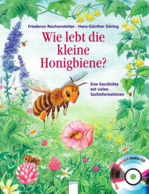 Honighäuschen (Bonn) - Ein Kopf, vier Flügel - ein Bienenkind! Das schlüpft aus seiner Zelle und begleitet die Leser auf einer faszinierenden Reise durch die Bienenwelt mit allen wichtigen Informationen, die auch in der Schule behandelt werden: Wie ist der Bienenstaat aufgebaut? Wie und wozu sammeln Bienen Nektar? Wie entsteht der Honig? Als schließlich eine neue Königin zur Welt kommt, wird es richtig spannend.