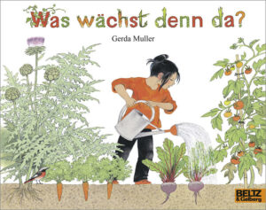 Honighäuschen (Bonn) - Sophie kennt Obst und Gemüse nur aus dem Supermarkt. Aber bei ihren Großeltern erfährt sie, was alles zu tun ist, bevor man ernten kann: sie darf sähen, pflanzen, gießen, mulchen und lernt dabei, wie wichtig Insekten für den Garten sind. Ein tolles Bilderbuch über ein Jahr im Garten, voller liebevoller Details und spannender Infos, die es zu entdecken gilt  für kleine Gärtner und solche, die es werden wollen.
