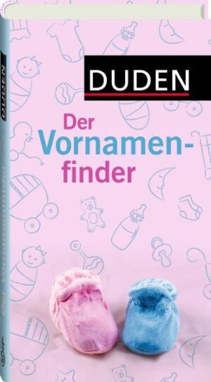 Mit Erfolg zum richtigen Namen! Der Vornamenfinder von Duden ist die kompetente Hilfe bei der Namensuche. Mehr als 5.000 Vornamen, darunter rund 100 neue Einträge, werden mit kurzen und prägnanten Angaben zu Bedeutung und Herkunft vorgestellt. Tipps zur Namenwahl und mehr als 80 Tabellen, u. a. zu den schönsten russischen oder spanischen Namen, den schönsten klassischen Namen, den Namen mit der Bedeutung „glücklich“, vervollständigen den Inhalt.