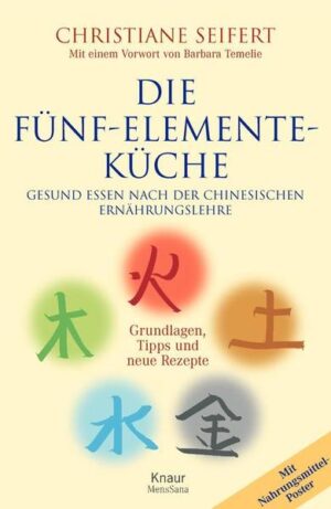 In der traditionellen chinesischen Medizin spielt die Energie der einzelnen Nahrungsmittel eine entscheidende Rolle - sie beeinflusst unser energetisches Gleichgewicht und damit das körperliche und seelische Wohlbefinden. Dieses Wissen spiegelt sich wider in der Ernährung nach den Fünf Elementen. Dieses anwenderfreundliche Handbuch bietet eine fundierte Einführung in die Fünf-Elemente-Lehre und gibt wertvolle Tipps für Einkauf und Vorratshaltung von Nahrungsmitteln. Das Herz stück bildet eine Vielzahl von neuen leckeren Rezepten für Menschen, die es in der Küche eilig haben, aber auf die Qualität ihrer Speisen dennoch großen Wert legen. Mit ausführlichem Service-Teil und praktischem Nahrungsmittel-Poster zum Aufhängen.