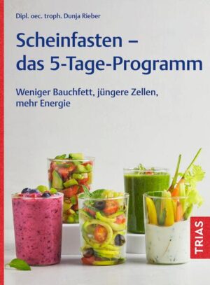 Fasten - und trotzdem essen! Lecker essen und dabei in den Genuss der gesundheitlichen Vorteile des Fastens kommen? Mit dem revolutionären und wissenschaftlich bestätigten Konzept des Scheinfastens ist das möglich! Die drei kleinen Gerichte pro Tag sind so clever zusammengesetzt, dass sie dem Körper Fasten vortäuschen. Der spürbare Effekt: Die Autophagie wird gestartet, die Zellen verjüngen sich, Stammzellen und Mitochondrien werden aktiviert, Bauchfett schwindet, entzündliche Prozesse, chronische Beschwerden und schlechte Blutwerte bessern sich. Und das alles ohne Hunger, ohne die leidige Darmreinigung oder extra Urlaubstage. So funktioniert die Fastenkur zu Hause Ihr praktischer 5-Tage-Plan: exakt berechnete Speisepläne für jeden Tag, Einkaufslisten sowie die besten Tipps für den Einstieg und das richtige „Refeeding“ der Zellen am 6. Tag. Über 50 Rezepte: Mit den ausbalancierten Mahlzeiten/Gerichten erreichen Sie den metabolischen Switch - schnell zubereitet und einfach lecker. Motivation pur: Scheinfasten reduziert nachweislich das biologische Alter! Nutzen Sie das revolutionäre Konzept regelmäßig auf Ihrem Weg zu dauerhafter Gesundheit und Longevity! Denn 5 Tage sind genug!