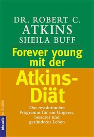 Bis ins hohe Alter voller Kraft, Energie und Gesundheit das Leben genießen - dieser Wunsch kann mit dem revolutionären Programm von Dr. Atkins für jeden in Erfüllung gehen. Sein Buch ist ein Jungbrunnen für Körper und Geist, hilft bei der Bekämpfung altersbedingter Erkrankungen. Der Schlüssel dazu ist eine Diät, die weitgehend auf Zucker, Fett und raffinierte Kohlenhydrate verzichtet und dafür viele entgiftende Vitalstoffe wie Vitamine und Mineralien enthält. Sie stärkt das Immunsystem, versorgt das Gehirn mit Nährstoffen und bekämpft erfolgreich Diabetes, Bluthochduruck und Herzerkrankungen.