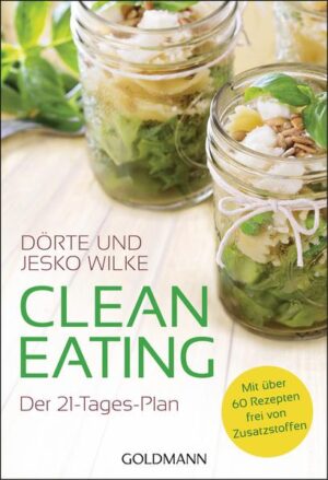 Schluss mit Zusatzstoffen! Der neue Ernährungstrend heißt Clean Eating: Hier ist alles erlaubt, solange es natürlich und ohne Zusatzstoffe ist. So wird Essen wieder gesund, kochen macht wieder Spaß und die Pfunde purzeln von ganz alleine! Dörte und Jesko Wilke zeigen Schritt für Schritt, wie die dauerhafte Ernährungsumstellung gelingt. Mit vielen praktischen Tipps und leckeren Rezepten.