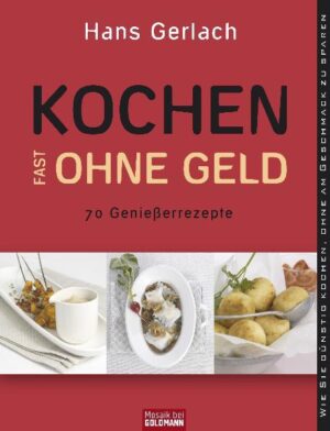 Spitzenkoch Hans Gerlach verrät, wie man hochwertig und zugleich sparsam kochen kann und zeigt in 70 leckeren Rezepten, wie gut günstig schmeckt. Denn Genießen muss nicht teuer sein. Sein Motto: mehr Geschmack für weniger Geld. Ob gekonnte Resteverwertung (ja, Radieschenblätter kann man essen!), Effizienz durch große Mengen, Ausnutzen der jahreszeitlichen Vorteile (die billigste Kirsche ist auch die beste!) oder selbst gesammelte Wildkräuter - er weiß, wie man den Gaumen verwöhnen und Gäste beeindrucken kann, ohne dabei arm zu werden.