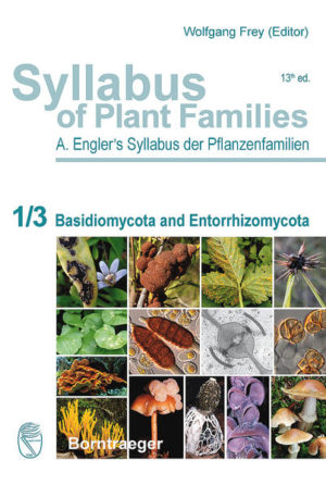 Honighäuschen (Bonn) - Part 1/3 of Engler's Syllabus of Plant Families - Basidiomycota and Entorrhizomycota provides a thorough treatise of the world-wide morphological and molecular diversity of the fungal phyla Basidiomycota and Entorrhizomycota. The Basidiomycota (Pucciniomycotina, Ustilaginomycotina, Agaricomycotina) are an extremely diverse group of the fungi with c. 36000 species, with a fascinating range of morphological and biological variation, distributed from the Antarctic, arctic tundra to tropical rainforests, and of high economic value. Many species of Agaricomycotina play a role in human food, most important and of greatest economic interest are the parasitic Pucciniomycotina and Ustilagomycotina. The Entorrhizomycota are plant root associated fungi and seem to represent a lineage of living fossils which links Glomeromycota, Ascomycota and Basidiomycota in a probable common origin. The present volume is, as the formerly published volumes of the Syllabus, an updated synthesis of classical anatomical-morphological characters with modern molecular data, incorporating numerous new discoveries made during the last ten years, providing a comprehensive modern survey covering all families and genera of the Basidiomycota and Entorrhizomycota including detailed family descriptions. Following the tradition of Engler, and incorporating the latest results from molecular phylogenetics and phylogenomics, the completely restructured and revised 13th edition provides an up-to-date evolutionary and systematic overview of the fungal and plant groups. It is a mandatory reference for students, experts and researchers from all fields of biological sciences, particularly botany, phycology and mycology. While the Fungi are not part of the Plant Kingdom, they are formally included within the classic Engler's title "Syllabus der Pflanzenfamilien / Syllabus of Plant Families", which comprised families of blue-green algae, algae, fungi, lichens, ferns, gymnosperms and flowering plants.