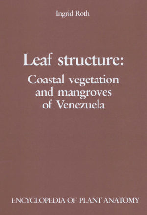 Honighäuschen (Bonn) - In the first volume of the new series of the 'Encyclopedia of Plant Anatomy' dealing with tropical plants, the leaf structure of a tropical montane forest in Venezuela was investigated. The series is now continued with the description of the leaf anatomy of plants growing along the Venezuelan coastline. Emphasis is laid particularly on a coastal region the flora of which does not exist any more, as the plants had to give way to the construction of an airport. Size and appearance of the plants is described, as well as the extent of their root systems. Phenology, dispersal and propagation are discussed. Leaf size and shape, leaf position and leaf movement are important features of the coastal plant communities. Equifaciality is considered a frequent characteristic of the strand vegetation. The C4-syndrome is frequently observed. Chloroplast migration within the sheath cells is described as a new phenomenon. Salt factor and succulence are discussed as well as leaf consistence. Density, position and size of stomata are studied. It is suggested that glandular hairs may have the function of water transportation in two opposite directions. The xeromorphic characteristics of the leaves are discussed and compared with those of plants from dryer regions in Venezuela. Finally, the four mangrove species indigenous to Venezuela are studied and structural variations in the leaves due to changing environmental conditions and salinity are discussed. An interpretation of the function of the slimy layer in the leaves of Rhizophora is attempted. Emphasis is laid on the influence of ecological factors on the leaf structure in general. Of interest to every botanist, specialists in forestry, paleobotanists, relevant research institutes, institutes for applied botany, institutes for wood research, agricultural colleges, science libraries.