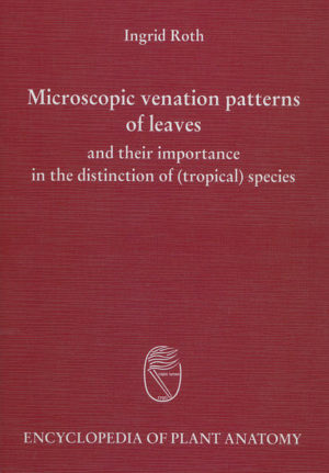 Honighäuschen (Bonn) - With the present publication, the structural studies of the ROLLET-Collection in Venezuelan Guiana are completed. Hundreds of tree species were studied concerning their bark structure, their leaf anatomy and fruit structure. The picture is now rounded off by the investigation of the leaf venation described in detail in this book, accompanied by many instructive figures. Interest in tropical medicinal wild plants is now growing rapidly, as there may be plants which cure dangerous viral infections, and North-American pharmaceutical companies have already started a multimillion dollar business on this expectation. But who knows all the species and can identify them? The key developed for this book may help to assist with the identification of the tropical flora though these keys are pioneer work. The book will be of interest not only to anatomists, taxonomists and ecologists but also to the teachers explaining the extraordinary tropical flora.
