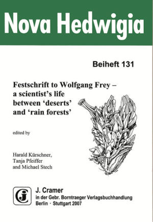 Honighäuschen (Bonn) - This volume is dedicated to Professor Wolfgang Frey to commemorate his formal retirement from The Freie Universität Berlin. It reflects his wide range of research interest, spanning from bryophytes (systematics, morphology, phytosociology, phytogeography, ecology, dispersal and distribution) to vascular plant geobotany. The volume includes contributions from the following fields: morphology-based and molecular-based taxonomy, phytosociology, life-strategy and dispersal of bryophytes, clonal reproduction and population structurs of phanerophytes, ecology, physiology and vegetation. Most of the papers have been written by colleagues, former scholars and friends to honor his scientific and academic career.