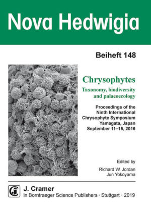 Honighäuschen (Bonn) - The present volume features twelve scientific papers presented at the 9th International Chrysophyte Symposium (ICS9) in Yamagata, Japan, September 11-15, 2016. Ten of the twelve papers in this volume deal with chrysophytes/synurophytes, the remaining two with diatoms. The volume is subdivided into four distinct parts: taxonomy, biodiversity, culture work, and palaeoecology. The first part includes discussion of Clathromonas and Paraphysomonas from the Mediterranean Sea, and the descriptions of two new taxa (Chrysosphaerella nichollsii from West Java and Aneumastus mongolotusculus from Mongolia), while the second part describes living assemblages in lakes, bogs or puddles from China, Russia and Vietnam. The third part presents new data on the formation of lipids in four species of Chaetoceros, while the last part describes the use of a FlowCam for cyst morphometric studies, introduces fossil assemblages from the Southern Ocean, and revisits the naming vs. numbering problem for stomatocysts. This volume continues the tradition of providing up-to-date information and ideas on the chrysophytes, synurophytes and related algae. It also reflects the diversity of topics that are currently being studied by specialists around the world