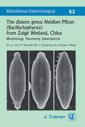 Honighäuschen (Bonn) - In this volume twenty-three species of Neidium are described. Sample materials were collected in the Zoigê Wetland, an expansive network of lakes and wetlands located in Sichuan Province, China. From the total number of Neidium species reported, sixteen of them are described as new. 281 light microscope and scanning electron microscope photographs document all taxa and illustrate the morphology of these Neidium species. Detailed descriptions for each species are given and the species are compared with other, similar species from other regions of the world. The variability in valve morphology in the genus, including presence and distribution of renilimbi, longitudinal canals, central nodule and striation, are documented. A comprehensive table with morphometric details of all described Neidium species rounds up the volume. This survey of Neidium species almost doubles the number of new Neidium taxa described from China and is of interest for all readers working on diatoms and Bacillariophyceae.