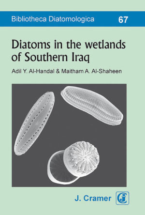 Honighäuschen (Bonn) - The authors document the diatom species composition and ecology in the two major water impoundments of Southern Iraq, the Mesopotamian Marshes and Shatt Al-Arab River. Based on light and scanning electron microscopy investigations, 293 taxa are documented, including the description of three new species. The taxa treated herein were collected from a variety of habitats over a period of 15 years. Diatom assemblages consist of a mixture of freshwater, brackish water and marine taxa. Many diatom taxa that have disappeared in recent years are also documented in this volume. One reason for their disappearance is the high salinization of the Mesopotamian Marshes and Shatt Al-Arab River areas resulting from extremely low freshwater discharge from Euphrates and Tigris Rivers which allowed the seawater front to reach these regions. Species belonging to previously recorded genera such as Eunotia and Diatoma are no longer present in this area. Therefore, this work also is a documentary record of the diatom flora of the wetlands of Southern Iraq during the past 15 years and not only provides an insight into the present state of research but preserves records and findings from taxa no longer present in Southern Iraq, due to human driven ecological impacts.